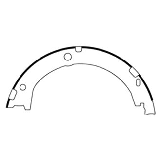 Centric® - Premium Parking Brake Shoes