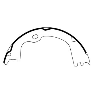 Centric® - Premium Rear Parking Brake Shoes