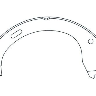 Centric® - Premium Rear Parking Brake Shoes