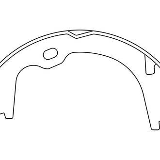 Centric® - Premium Rear Parking Brake Shoes