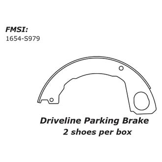Centric® - Premium Parking Brake Shoes