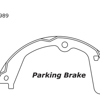 Centric® - Premium Parking Brake Shoes