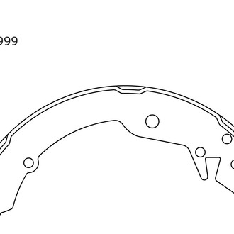 Centric® - Premium Drum Brake Shoes