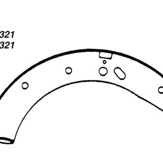 Centric® - Heavy Duty Brake Shoes