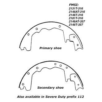 Centric® - Heavy Duty Brake Shoes