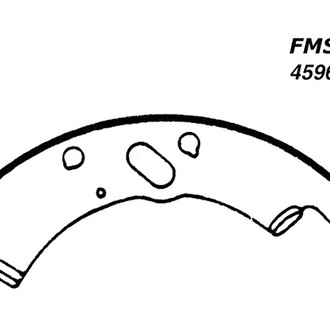 Centric® - Heavy Duty Rear Drum Brake Shoes