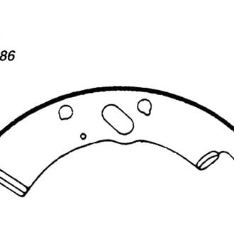 Centric® - Premium Drum Brake Shoes