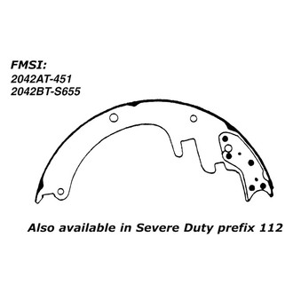 Centric® - Heavy Duty Brake Shoes