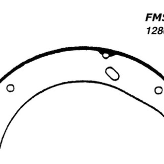 Centric® - Premium Front Drum Brake Shoes