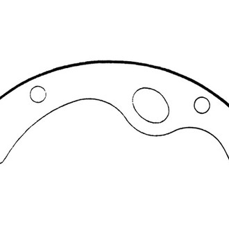 Centric® - Heavy Duty Rear Drum Brake Shoes