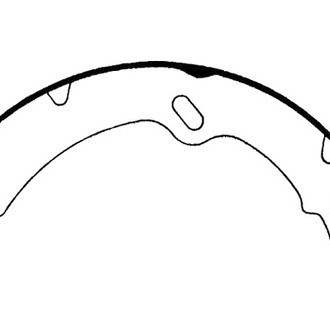 Centric® - Heavy Duty Rear Drum Brake Shoes