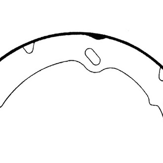 Centric® - Heavy Duty Front Drum Brake Shoes