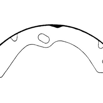 Centric® - Heavy Duty Rear Drum Brake Shoes