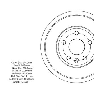 Centric® - Premium Brake Drum