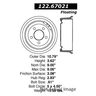 Centric® - Premium Brake Drum