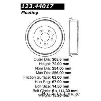 Centric® - C-Tek™ Standard Brake Drum