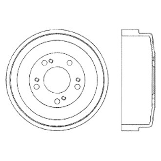 Centric® - C-Tek™ Standard Rear Brake Drum
