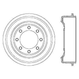 Centric® - C-Tek™ Standard Front Brake Drum