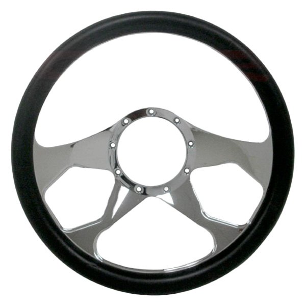 CFR Performance® - 4-Spoke Billet Aluminum Chrome Style 13 Steering Wheel