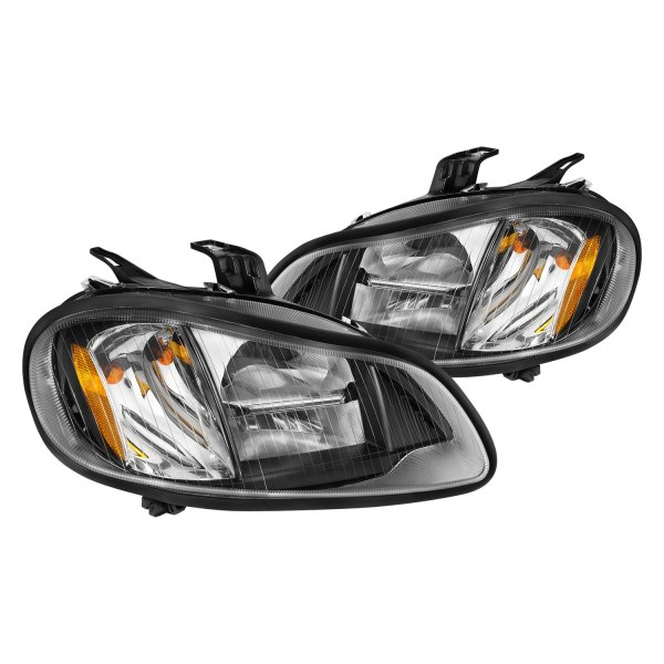 CG® - Black LED Headlights, Freightliner M2