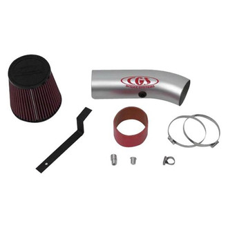 CGS® - Aluminum Polished Short Ram Air Intake System with Red Filter
