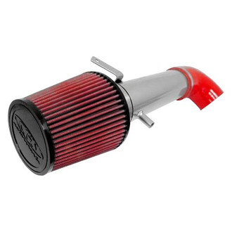 CGS® - Aluminum Polished Short Ram Air Intake System with Red Filter