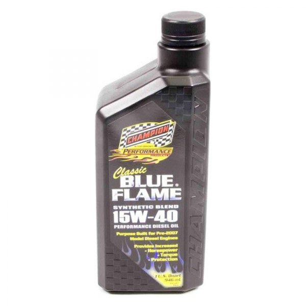 Champion Brands® - Classic Blue Flame™ SAE 15W-40 Synthetic Blend Motor Oil, 1 Quart