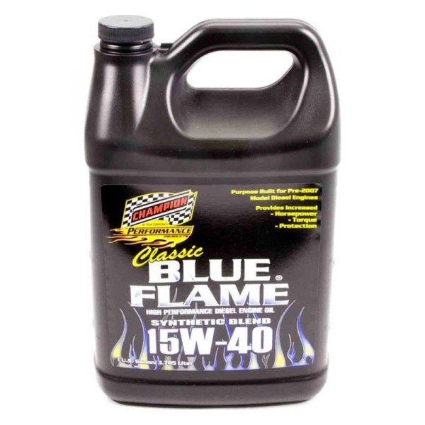 Champion Brands® - Classic Blue Flame™ SAE 15W-40 Synthetic Blend Motor Oil, 1 Gallon