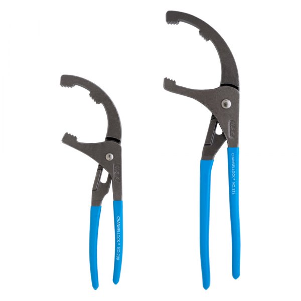 Channellock® - 2-piece 9" and 12" Adjustable Oil Filter Pliers Set