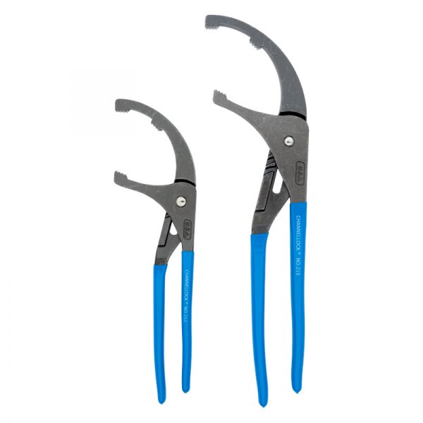Channellock® - 2-piece 12" and 15.5" Adjustable Oil Filter Pliers Set