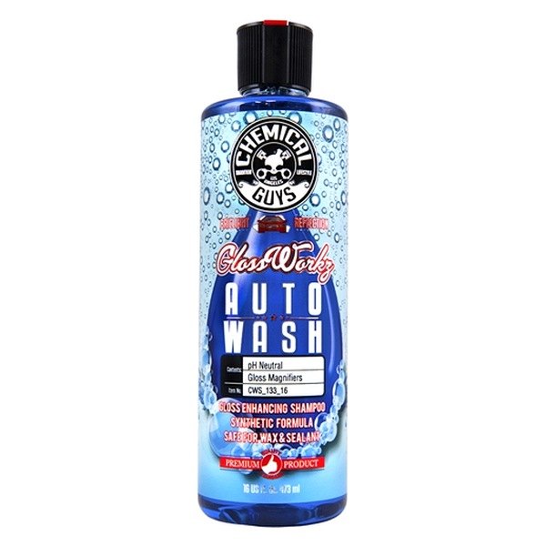 Chemical Guys® - Glossworkz™ 16 oz. Bottle Watermelon Blue Gloss Booster and Paintwork Cleanser