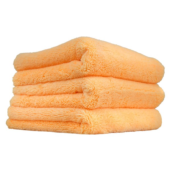Chemical Guys® - 16.5" x 16.5" Orange Microfiber Banger Extra Thick Towel Pack, 3 Pieces