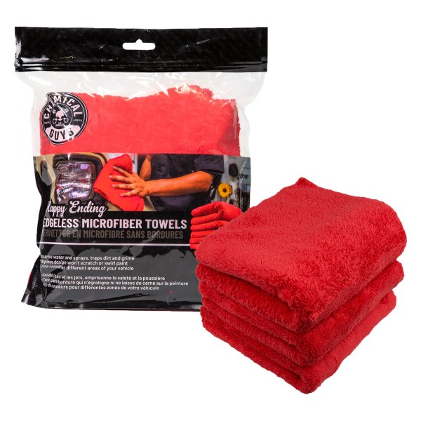 Chemical Guys® - Happy Ending Edgeless Microfiber Towels