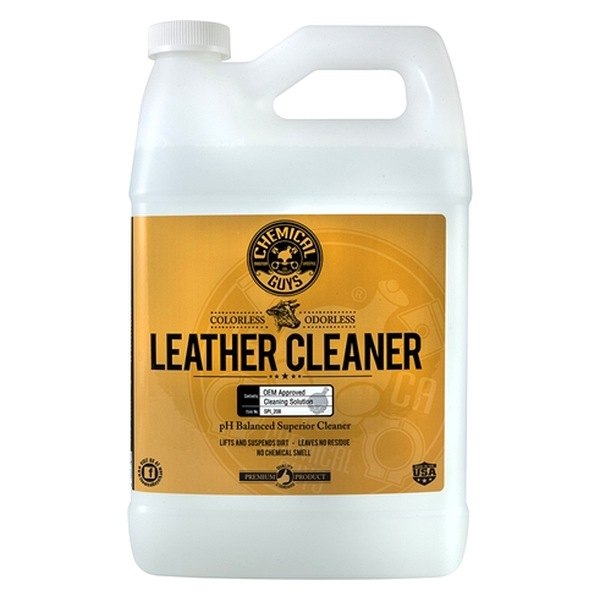Chemical Guys® - 1 gal Leather Cleaner Color Less & Odor Less Super Cleaner