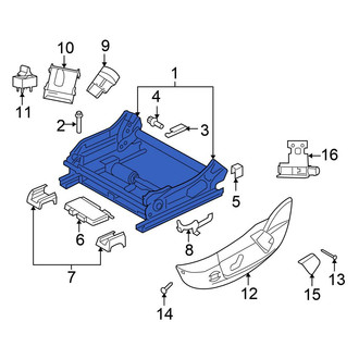 Chrysler OE - Front Right Seat Adjuster