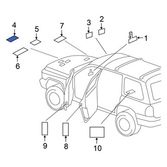 Chrysler OE - A/C System Information Label