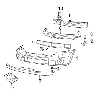 Chrysler OE - Front Bumper - Bumper & Components
