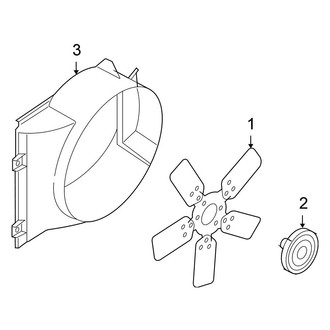 Chrysler OE - Cooling Fan (4.7L)