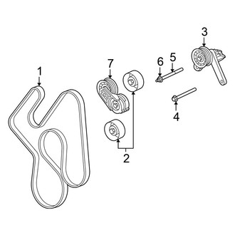 Chrysler OE - Cooling - Belts & Pulleys (5.7L)