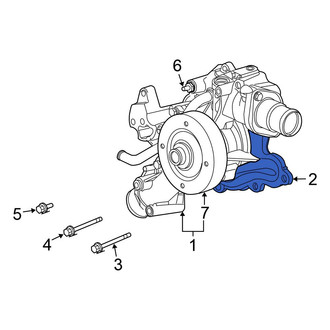 Chrysler OE - Engine Water Pump Gasket