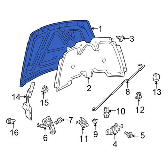 Chrysler OE - Front Hood Panel