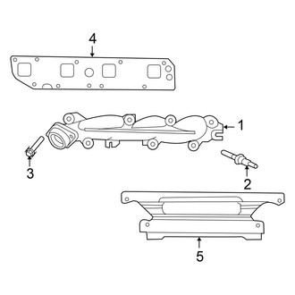 Chrysler OE - Exhaust System - Exhaust Manifold