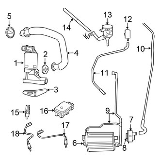 Chrysler OE - Emission System - Emission Components (4.7L)