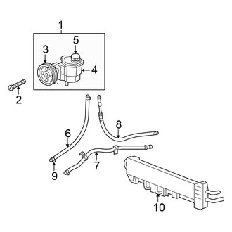 Chrysler OE - Steering Gear & Linkage - Pump & Hoses (4.7L)
