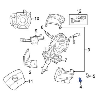 Chrysler OE - Steering Column Cover Screw