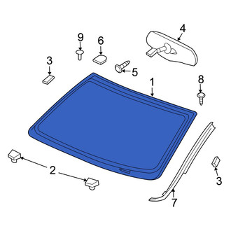 Chrysler OE - Front Windshield