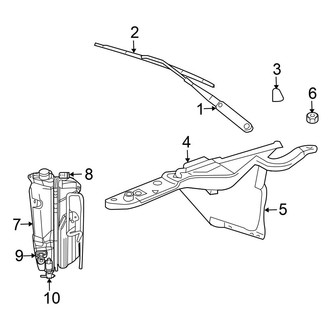 Chrysler OE - Windshield - Wiper & Washer Components