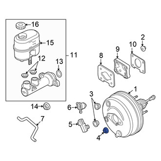 Chrysler OE - Power Brake Booster Nut