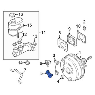 Chrysler OE - Brake Fluid Pressure Sensor