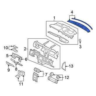 Chrysler OE - Front Windshield Defroster Nozzle